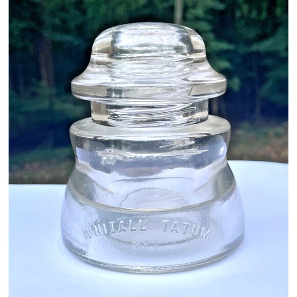 Vintage Whitall Tatum No. 1 Glass Insulator CD 154 (1940) MINT Condition - Picture 1 of 9
